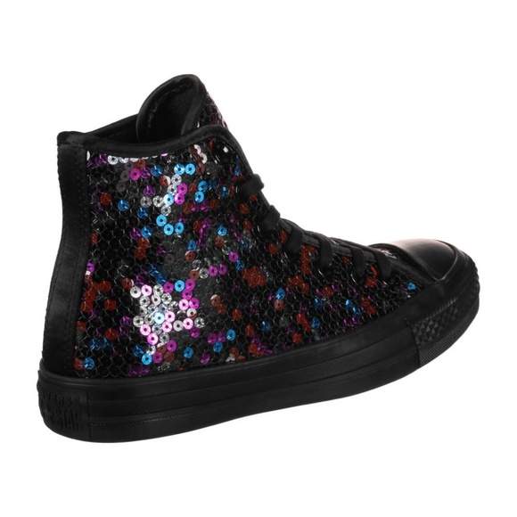 Converse Chuck Taylor All Star Hi Sequin Shoes - Picture 5 of 6